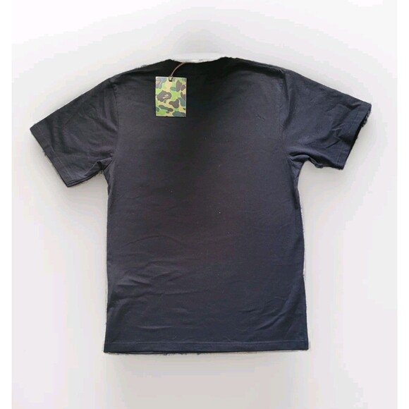 Bape A Bathing Ape men's Black Short Sleeves Crew Neck T-shirt  Size S - Picture 3 of 9